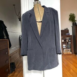 Classic Women's Charcoal lila Blazer Jacket